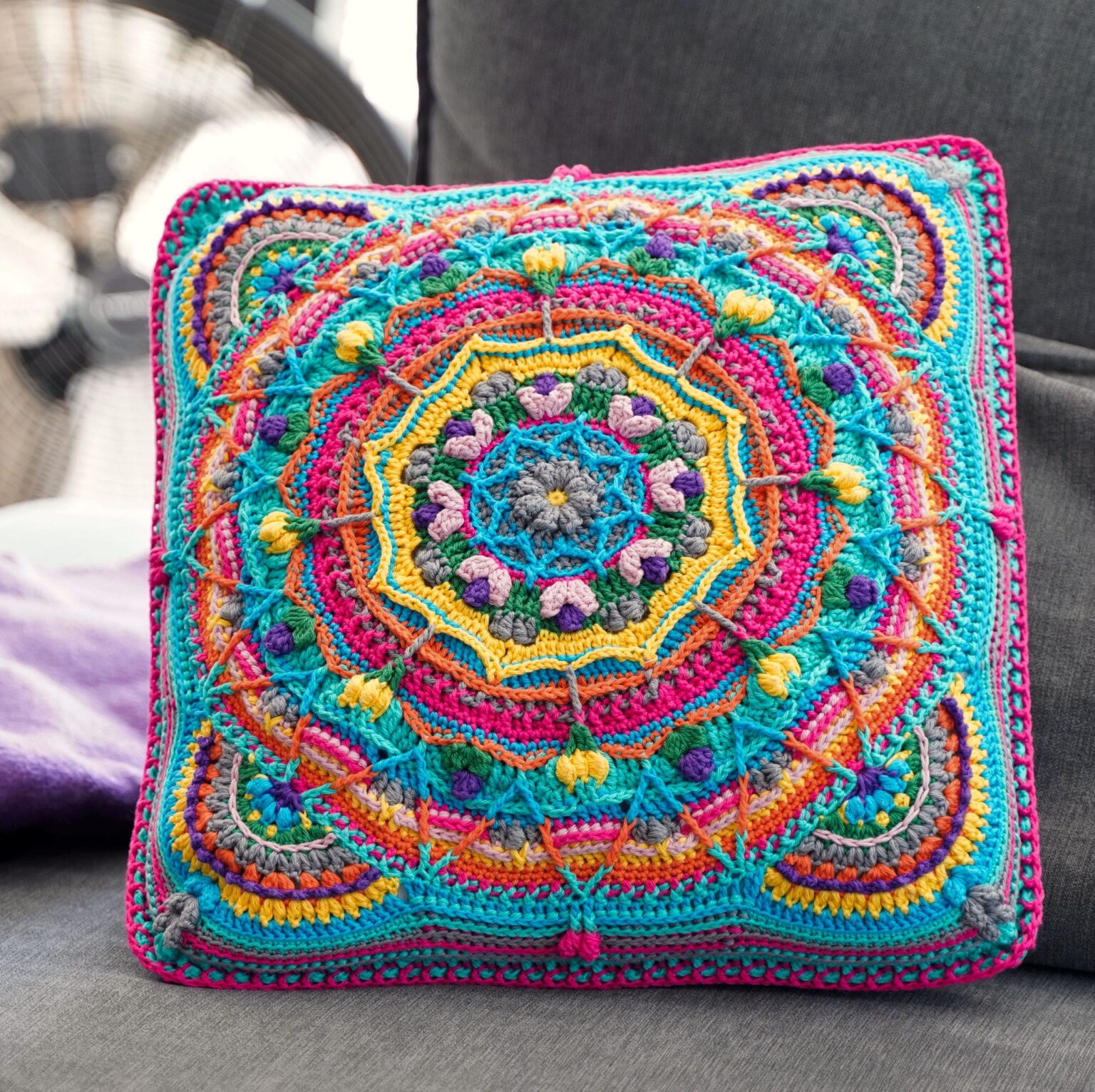 Kussen Fleur CAL Gek op Haken