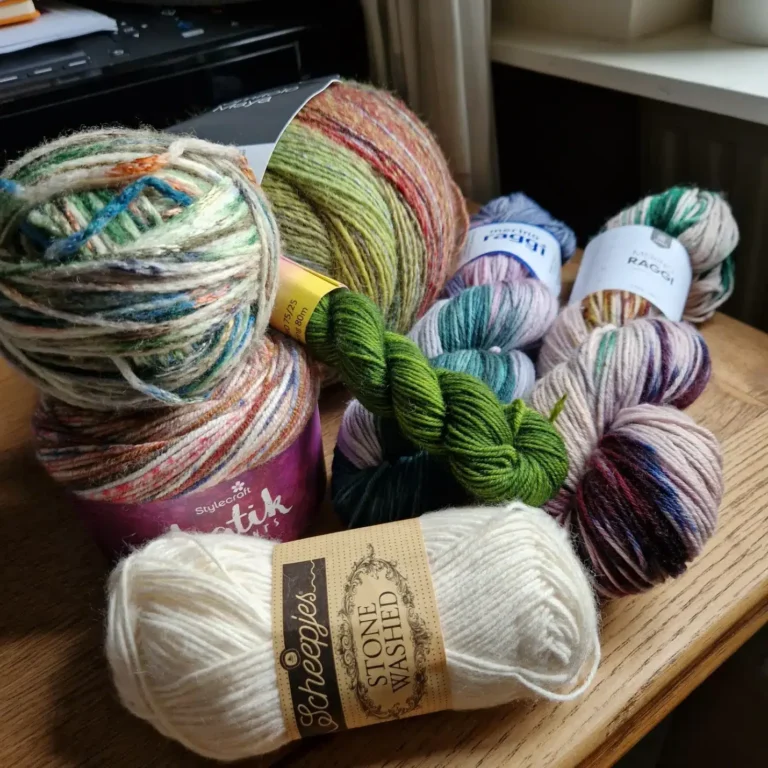 Verschillende soorten bollen garen