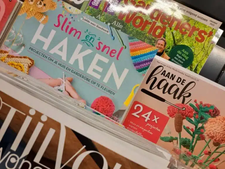 haaktijdschriften in het winkelschap