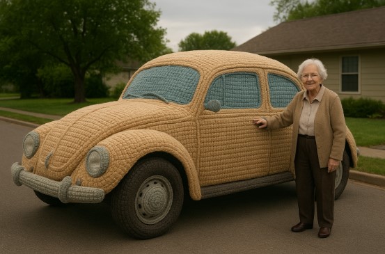 AI gehaakte auto kever