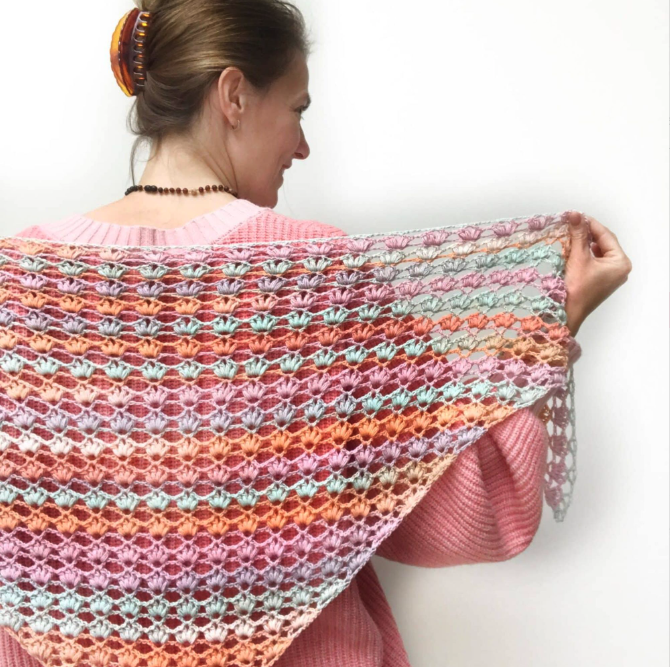 Sjaal Lentekriebels Gek op Haken