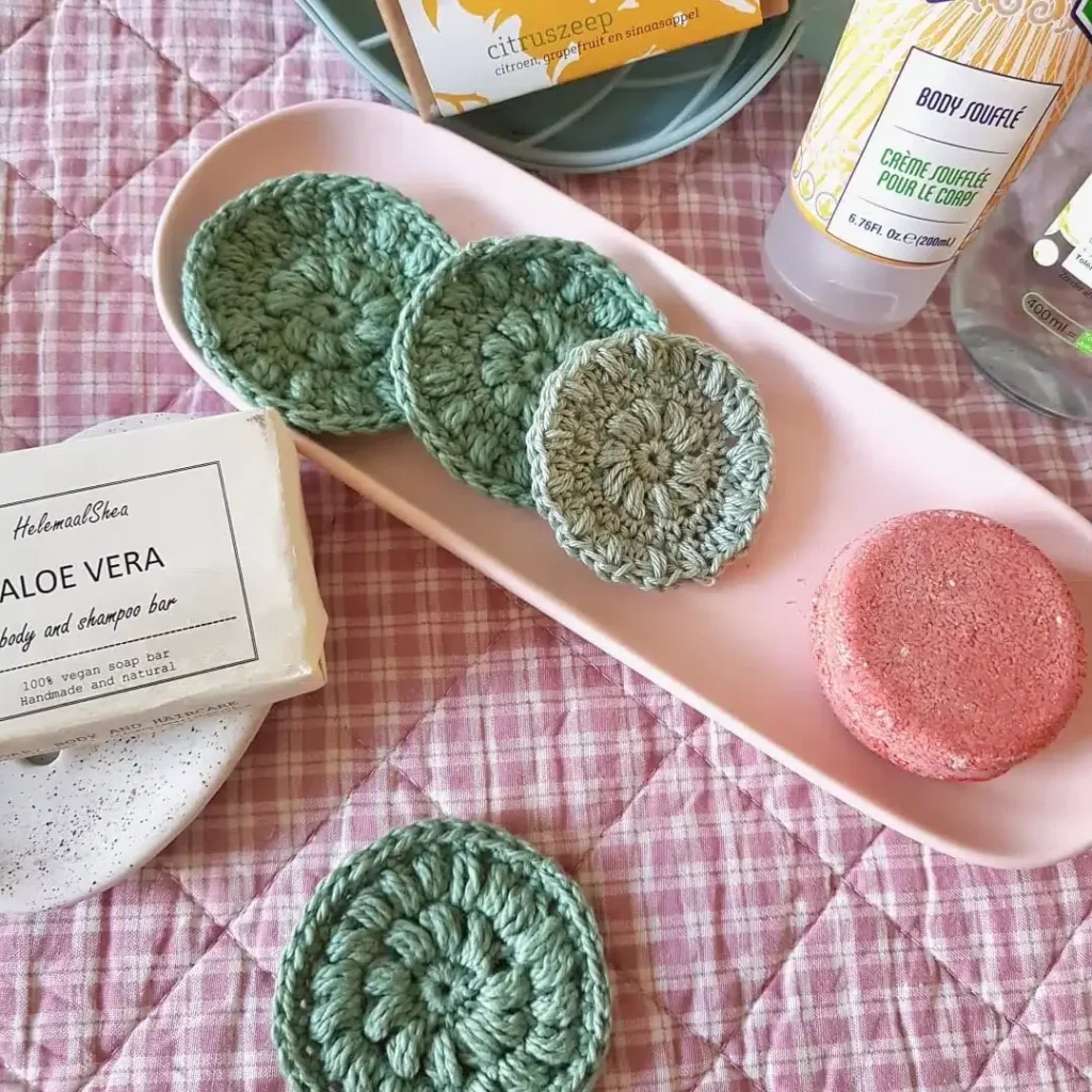 gehaakte wattenschijfjes