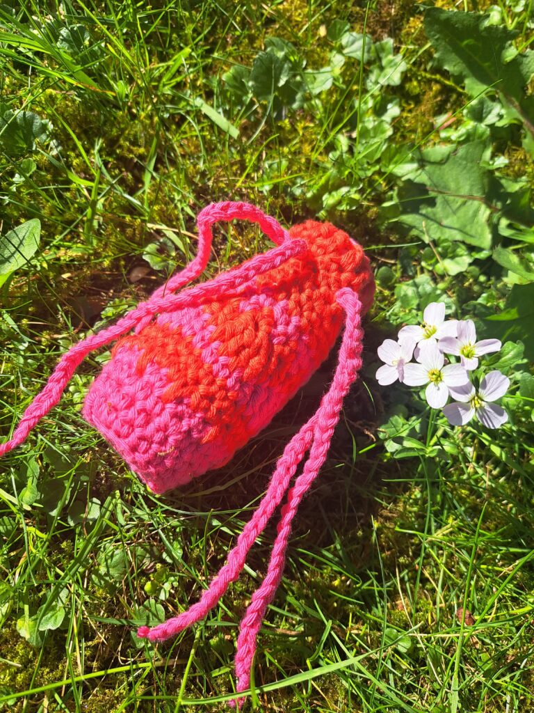 Fietsvaasje met striklintjes