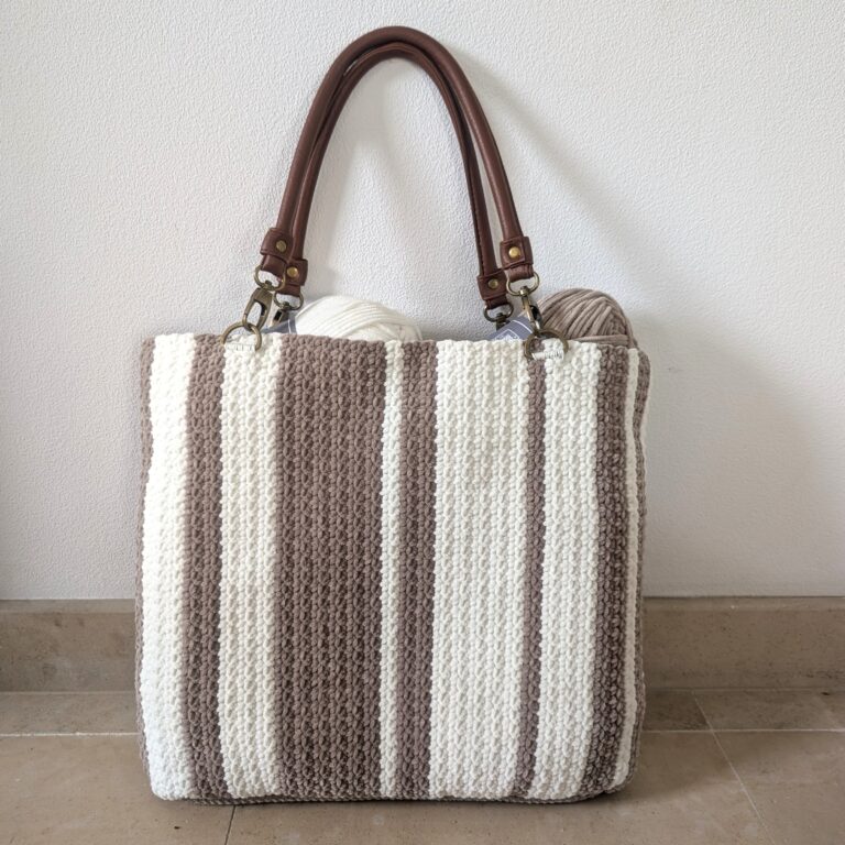 strepen in stijl tas - stevige tassen