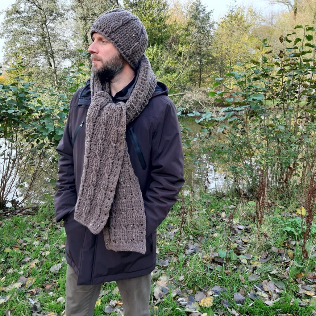 Muts Beanie en sjaal - winterse set