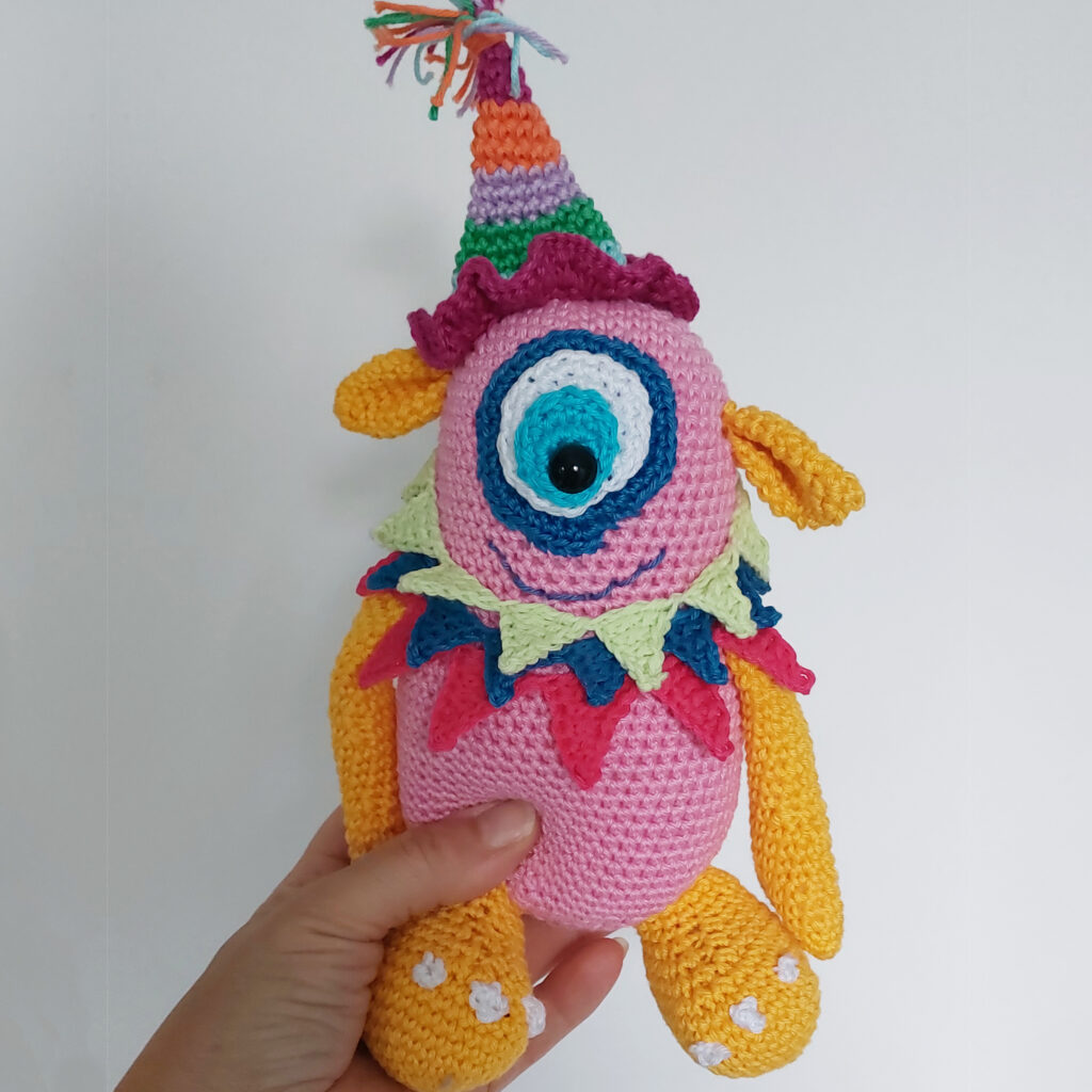 Feestmonster Perry haakpatroon van Gek op Haken