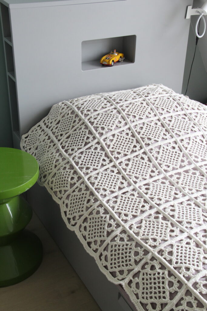 Vintage sprei - Gek op Haken