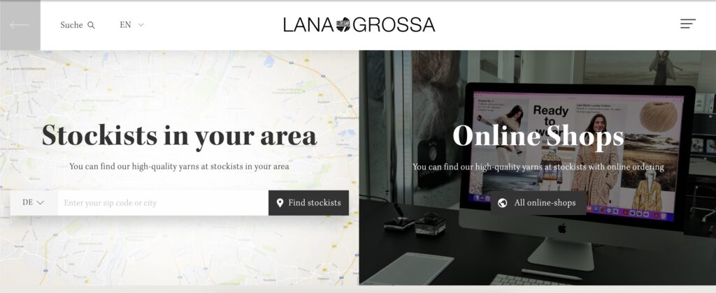 Afbeelding webshop Lana Grossa